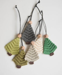 Crochet Christmas tree ornaments
