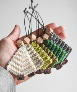 Crochet Christmas tree ornaments