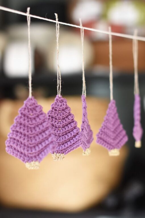 crochet christmas tree ornaments