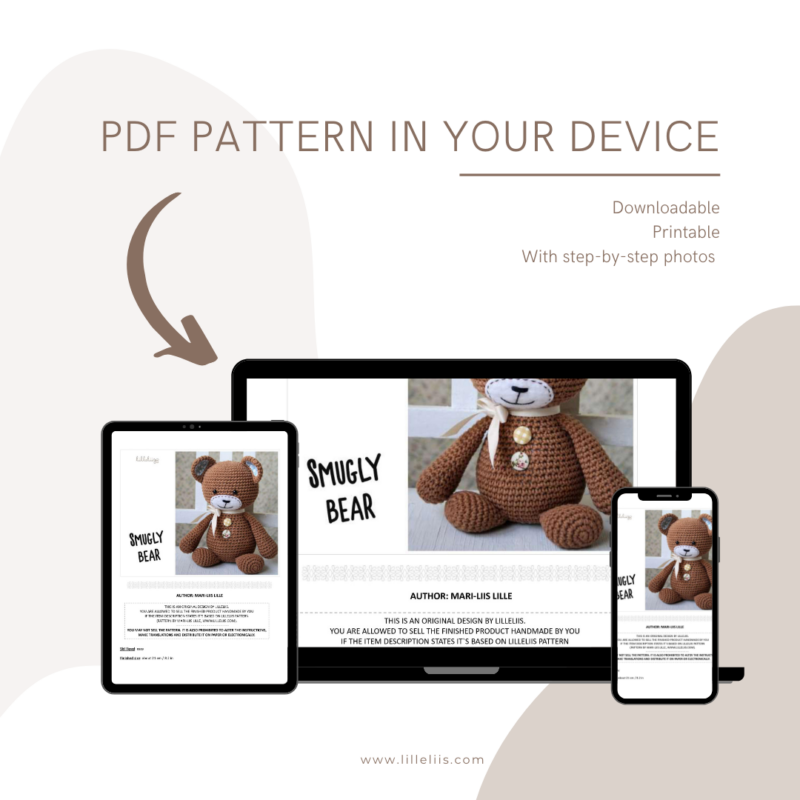 easy amigurumi bear pattern