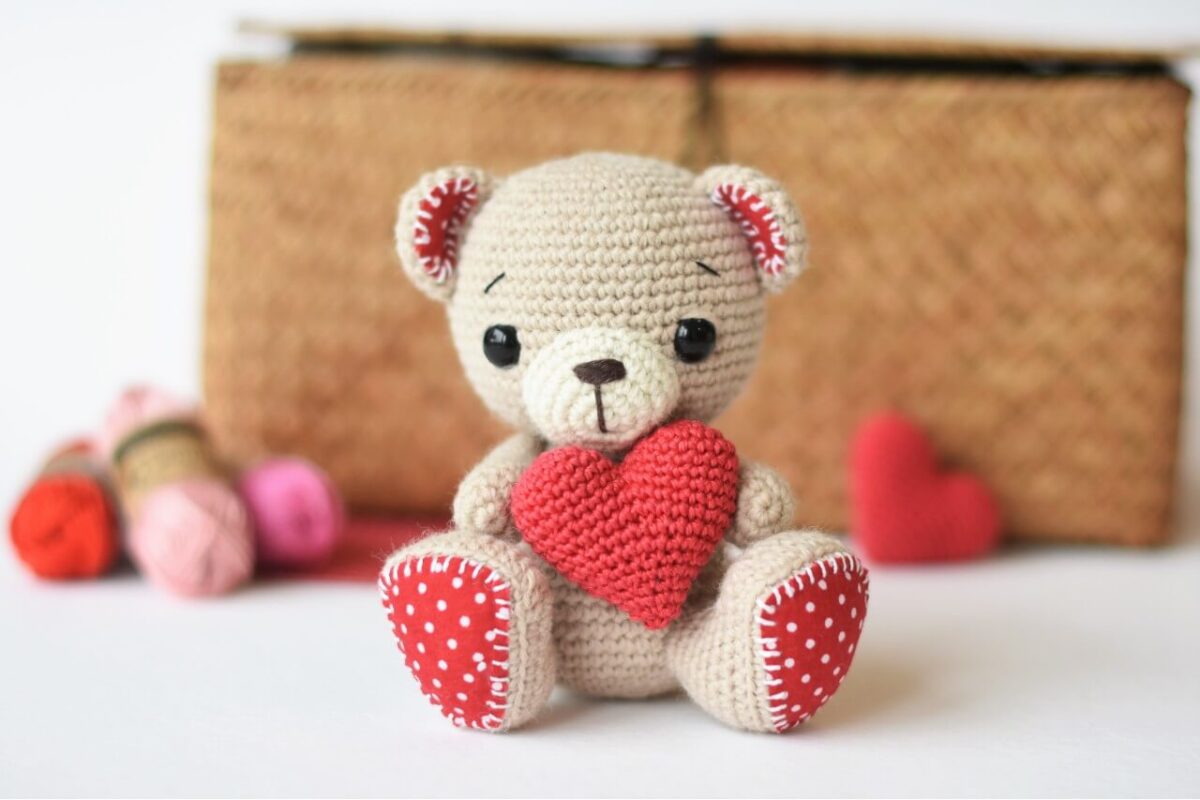 amigurumi valentines bear