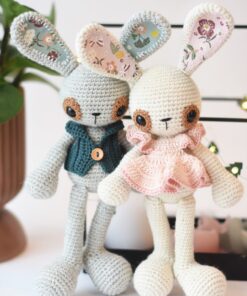 heegeldatud jänes riietega