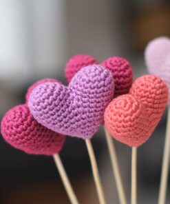 väike amigurumi süda muster