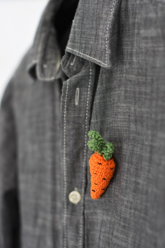 amigurumi mini carrot free pattern