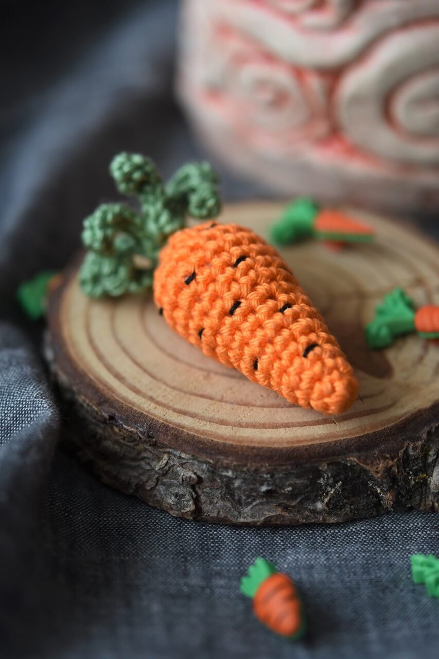 amigurumi small carrot pattern
