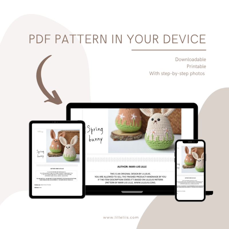 amigurumi spring bunny pattern