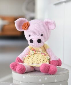 big amigurumi pig