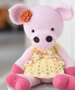 big amigurumi pig