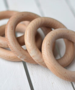 wooden rings 70mm
