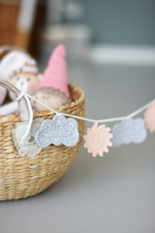 crochet nursery room decoration
