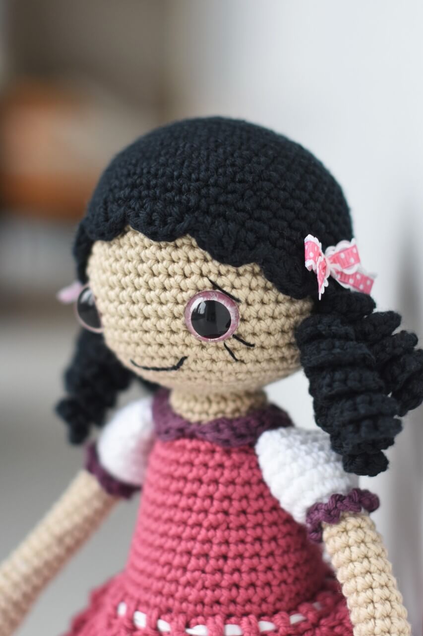 anita doll amigurumi head