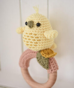 crochet chick rattle