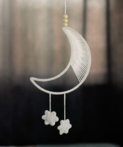 moon dreamcatcher metal frame