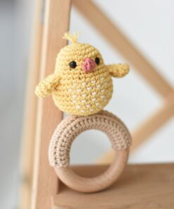 crochet chick rattle