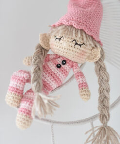 luna the moon fairy amigurumi doll