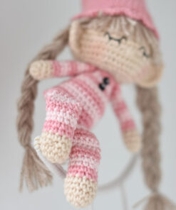 luna the moon fairy amigurumi doll