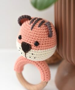 crochet tiger rattle