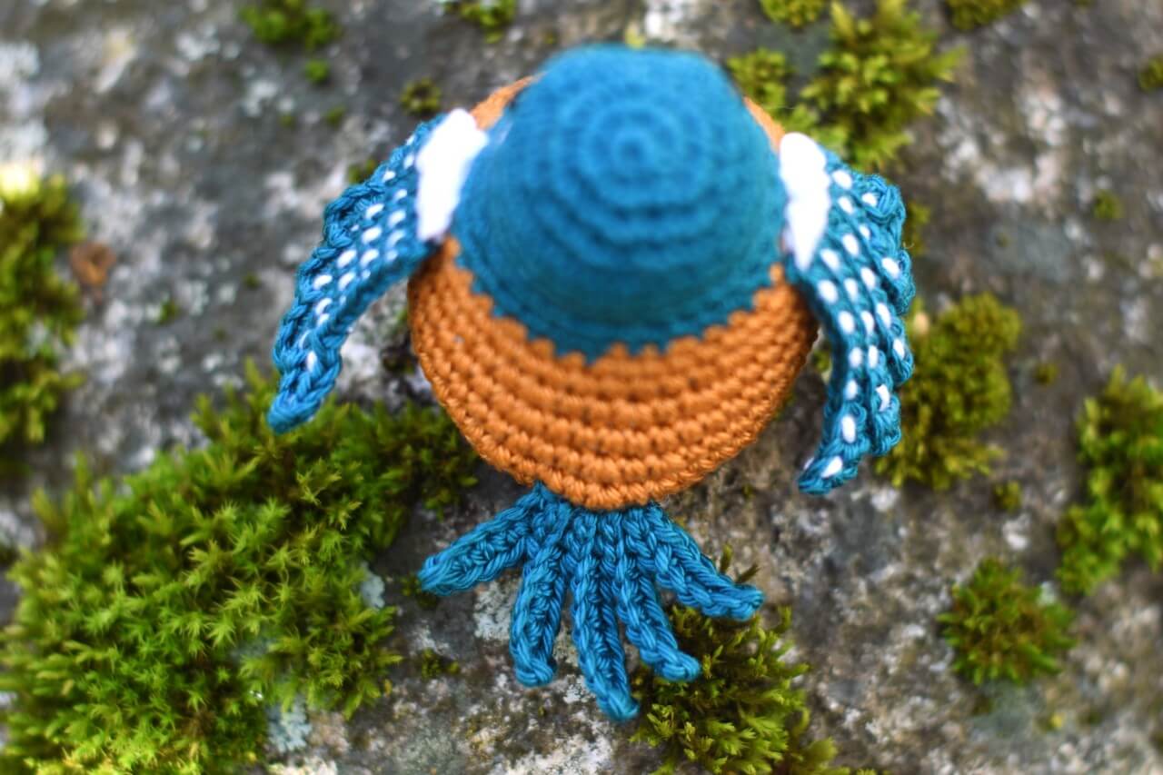 crochet bird great tit