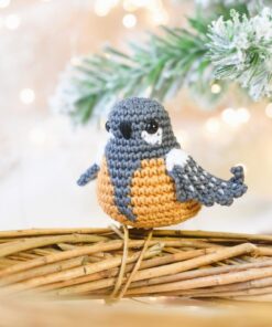 crochet bird great tit