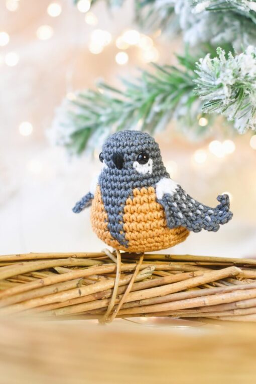 crochet bird great tit