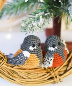 crochet bird great tit