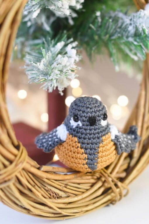 crochet bird great tit