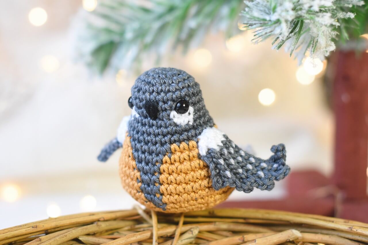 crochet bird great tit