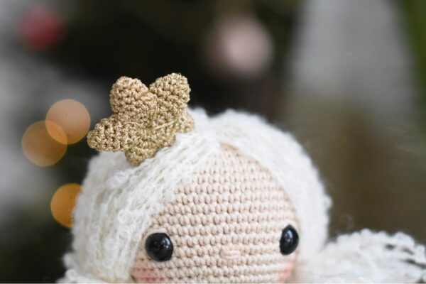 amigurumi doll head star
