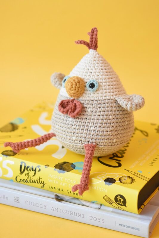 stupid hen amigurumi chicken