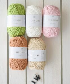 Amigurumi spring bunny yarn set