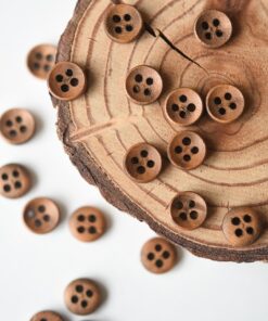 Small wooden button