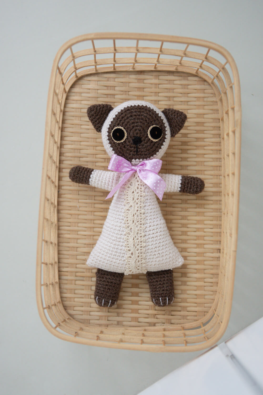 Crochet Kits - Amigurumi Art Cats & Dogs Kit - Siamese