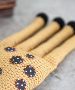crochet giraffe polka dot