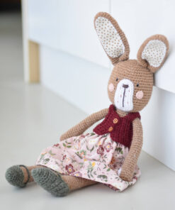 crochet dressed up bunny