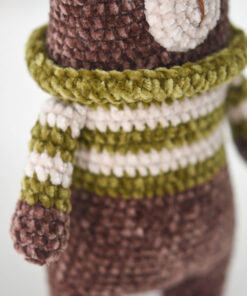 Heegeldatud kaisukaru triibuline kampsun