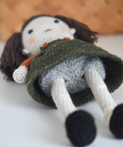 amigurumi doll dressed skirt panties