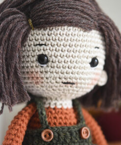 amigurumi doll face hair