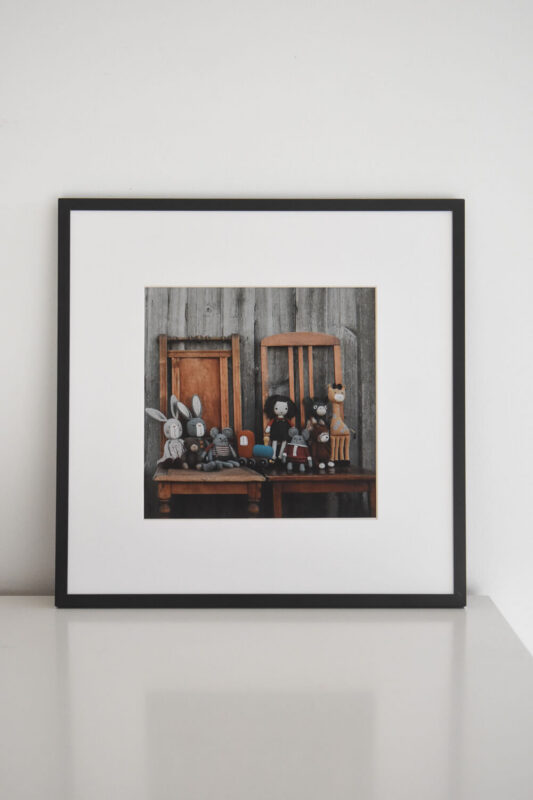 Framed photo art for children