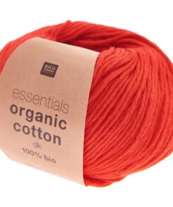 Essentials Organic Cotton dk red