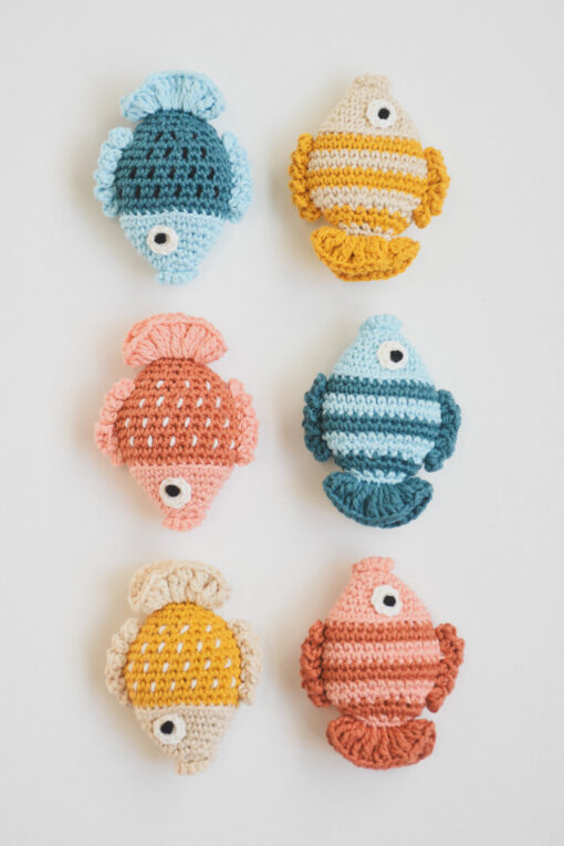 heegeldatud amigurumi kalakesed