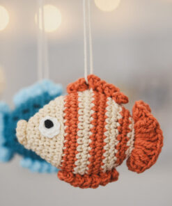 heegeldatud amigurumi kala