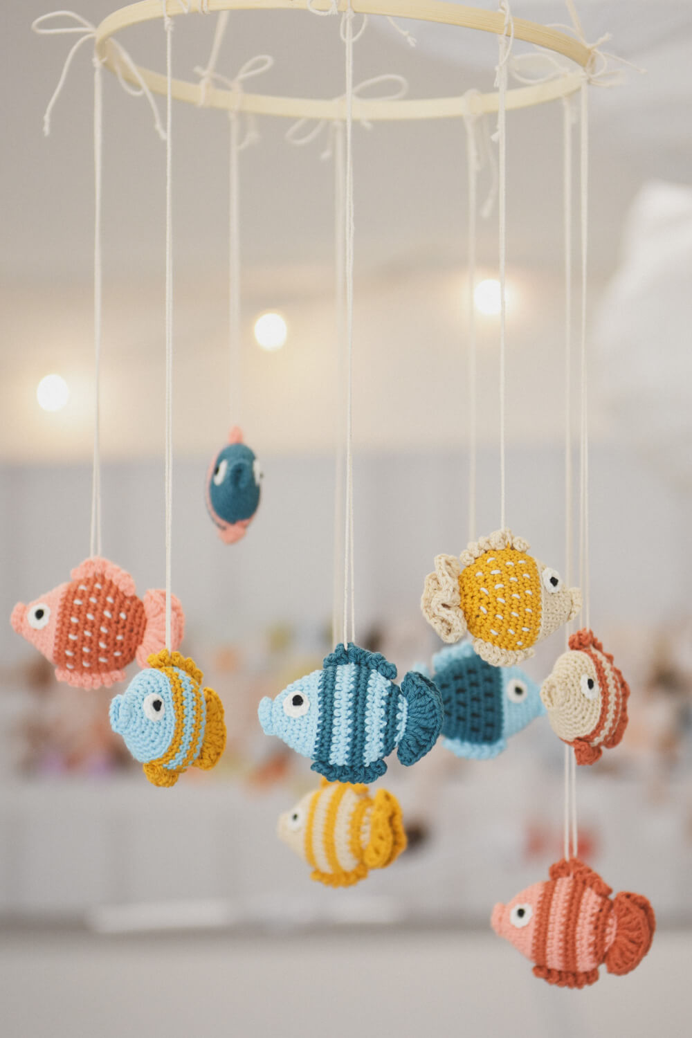 värvilised kalakesed amigurumi