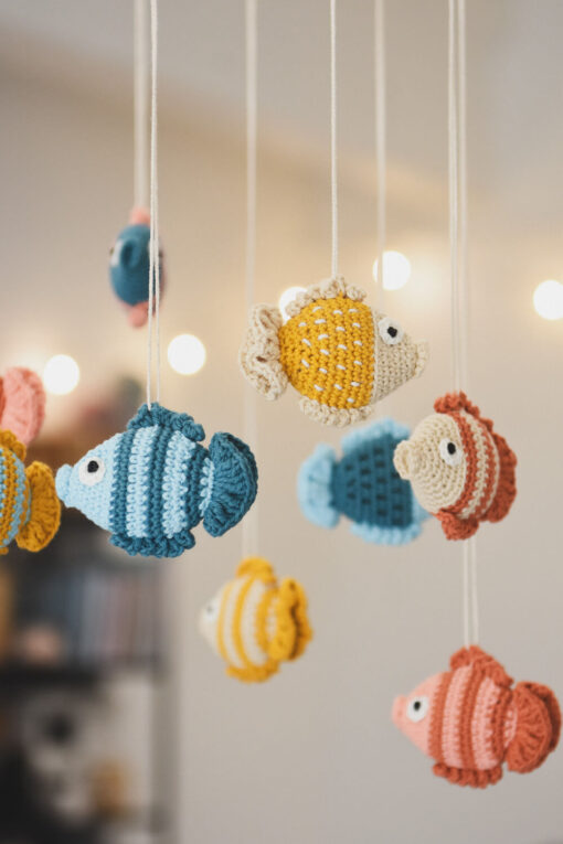 colorful amigurumi fish pattern