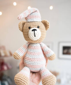 Crochet sleepy bear