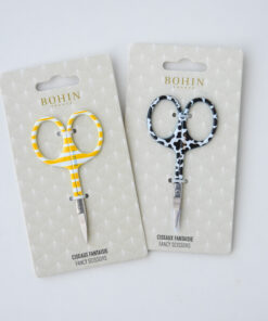 patterned embroidery scissors