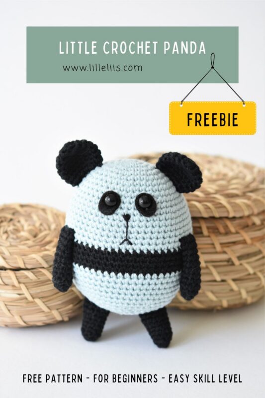 little crochet panda free pattern