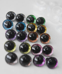 Glitter safety eyes 18 mm