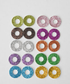 Glitter safety eyes 18 mm