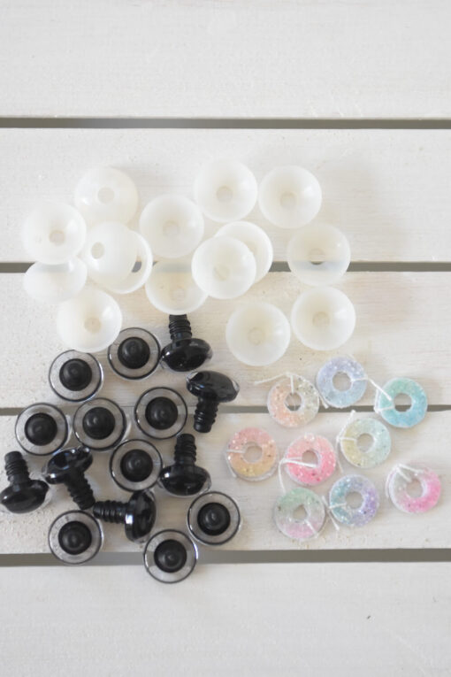 Glitter safety eyes