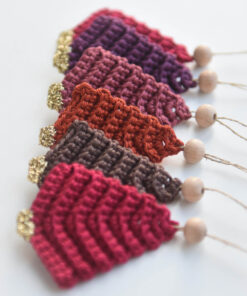 crochet christmas trees